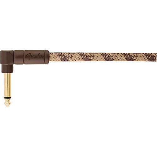 Fender Festival Pure Hemp Straight to Angle Instrument Cable 18.6 ft. Natural - musicians--Friend
