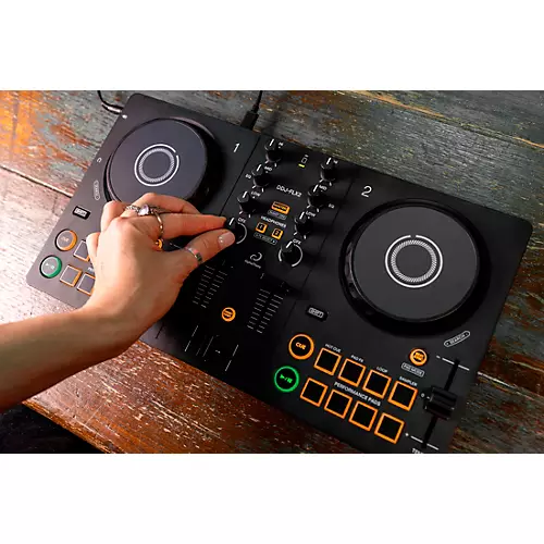 AlphaTheta DDJ-FLX2 Entry Level DJ Controller for rekordbox and Serato Black - musicians--Friend