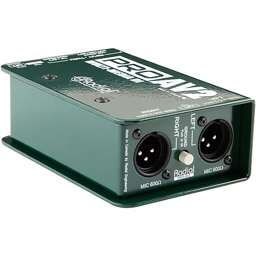 Radial Engineering ProAV2 Stereo Direct Box - musicians--Friend