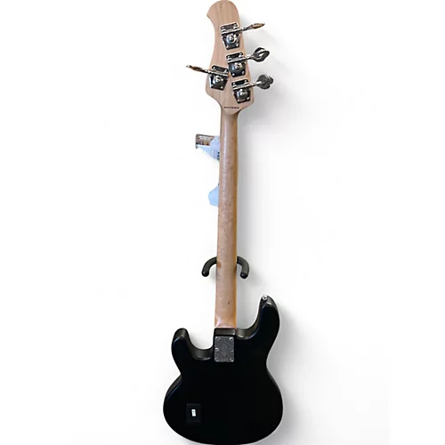 Used Sterling by Music Man Sub 4 Black Electric Bass Guitar Black - musicians--Friend