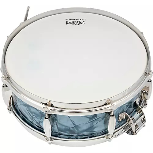 Slingerland Limited-Edition Radio King Finish Ply Maple Snare Drum 14 x 5 in. Black Diamond Pearl - musicians--Friend