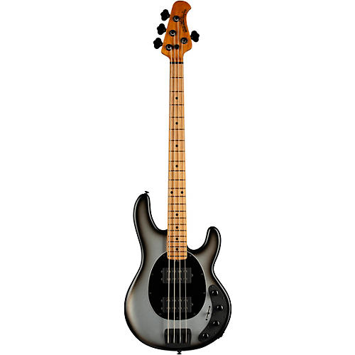 Ernie Ball Music Man StingRay Special HH Electric Bass Guitar Black and Chrome - musicians--Friend