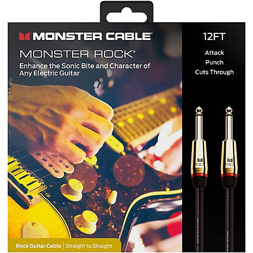 Monster Cable Prolink Rock Pro Audio Instrument Cable 21 ft. Black - musicians--Friend