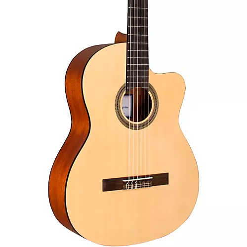Cordoba C1M-CE Protege Cutaway Nylon-String Acoustic-Electric Classical Guitar Natural - musicians--Friend