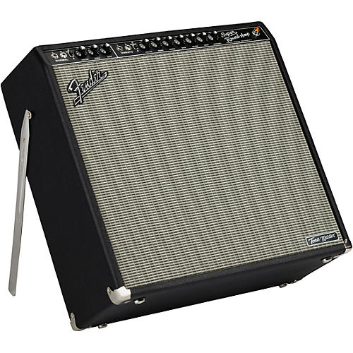 Fender Tone Master Super Reverb 45W 4x10 Guitar Combo Amp Black and Silver - musicians--Friend