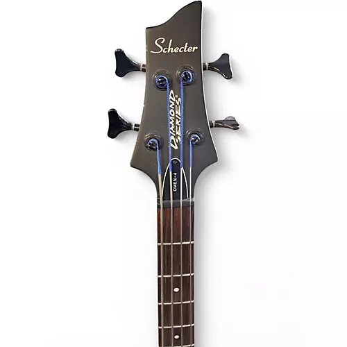 Used Schecter Guitar Research Omen 4 String Natural Electric Bass Guitar Natural - musicians--Friend