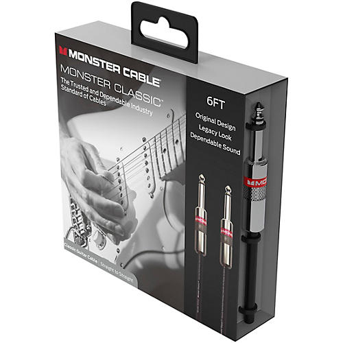 Monster Cable Prolink Classic Instrument Cable 3 ft. Black - musicians--Friend