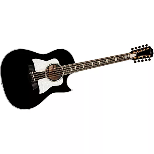 Taylor 657ce 10-String Grand Pacific Acoustic-Electric Bajo Quinto Black - musicians--Friend