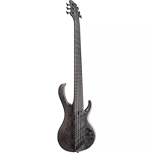 Ibanez BTB806MS 6-String Multi Scale Electric Bass Transparent Gray Flat - musicians--Friend