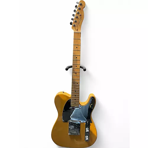 Used 2014 Fender American Standard Telecaster Butterscotch Blonde Solid Body Electric Guitar Butterscotch Blonde - musicians--Friend