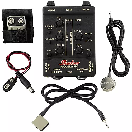 Shadow Electronics SH RB-PRO Rockabilly Pro Dual Upright Bass Pickup and Preamp - musicians--Friend