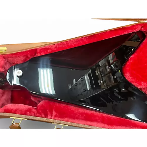 Used 2023 Gibson Flying V Black Solid Body Electric Guitar Black - musicians--Friend