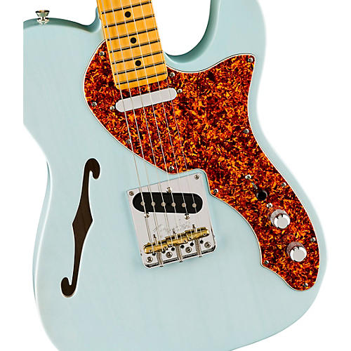 Fender American Professional II Telecaster Thinline Limited-Edition Electric Guitar Transparent Shell Pink - musicians--Friend