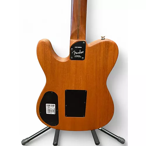 Used Fender American Acoustasonic Telecaster Bourbon Burst Acoustic Electric Guitar Bourbon Burst - musicians--Friend