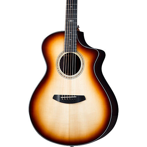 Breedlove Premier Adirondack Spruce-East Indian Rosewood Concert CE Acoustic-Electric Guitar Burnt Amber Burst - musicians--Friend