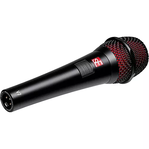 sE Electronics V7-PTT PUSH TO TALK Handheld Supercardioid with Mic Cradle - musicians--Friend