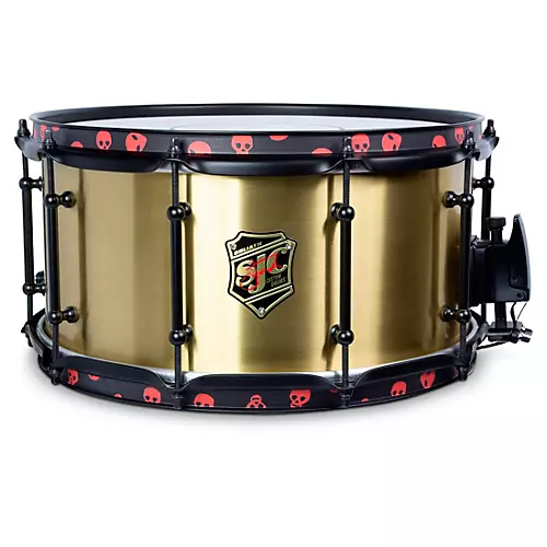 SJC Drums Limited-Edition Josh Dun Signature Goliath 3 mm Bell Brass Snare Drum 14 x 7 in. - musicians--Friend