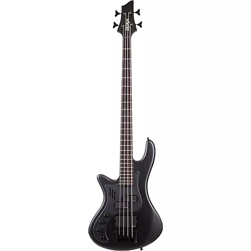 Schecter Guitar Research Stiletto-4 Stealth Pro LH Satin Black - musicians--Friend