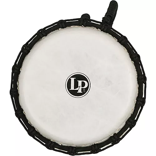 LP World Rope-Tuned Circle Djembe, 7 in. Blue Marble - musicians--Friend