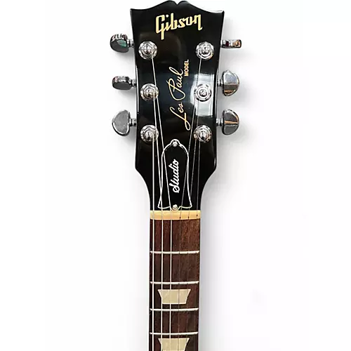 Used Gibson Les Paul Studio Trans Red Solid Body Electric Guitar Trans Red - musicians--Friend