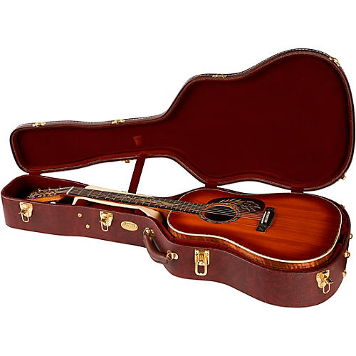 Martin Limited-Edition Hops and Barley Dreadnought Acoustic Guitar Toasted Burst - musicians--Friend