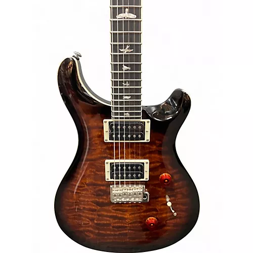 Used 2023 PRS SE Custom 24 Mocha Burst Solid Body Electric Guitar Mocha Burst - musicians--Friend