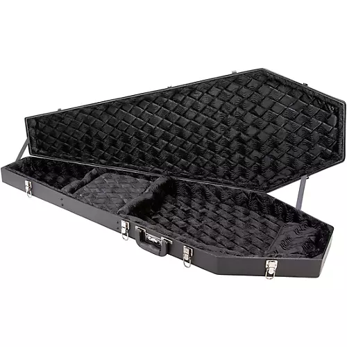 Coffin Case B-195 Bass Guitar Coffin Case Black Black - musicians--Friend