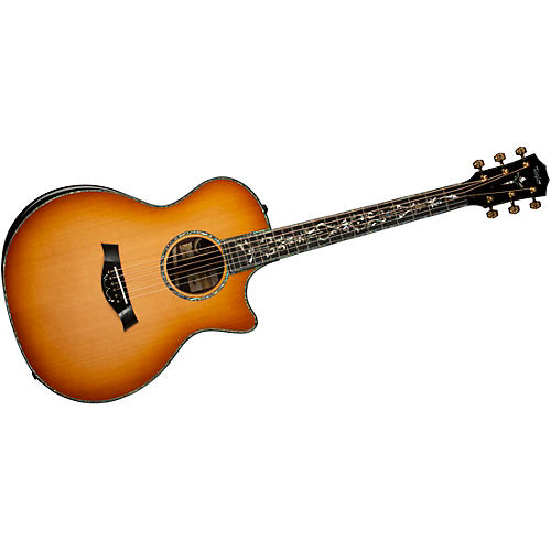 Taylor PS14ce LTD 50th Anniversary Walnut Grand Auditorium Acoustic-Electric Guitar Shaded Edge Burst - musicians--Friend
