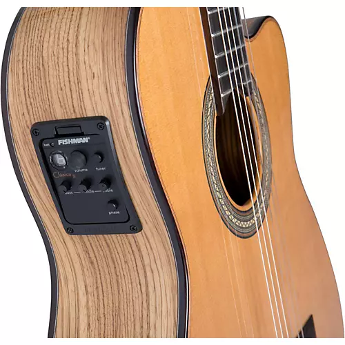 Lucero LC235SCE Acoustic-Electric Exotic Wood Classical Guitar Natural - musicians--Friend