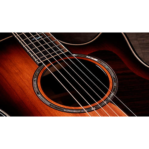 Taylor 814ce Sinker Redwood Builder's Edition Grand Auditorium Acoustic-Electric Guitar Shaded Edge Burst - musicians--Friend