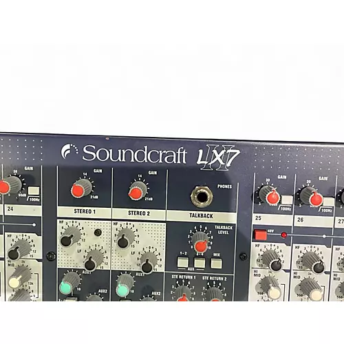 Used Soundcraft LX7II Unpowered Mixer - musicians--Friend