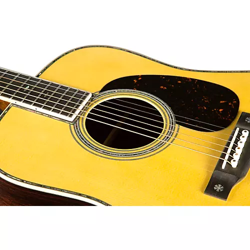Martin Custom Shop Dreadnought Style 45 Sitka Spruce-Wild Grain East Indian Rosewood Acoustic Guitar Natural - musicians--Friend