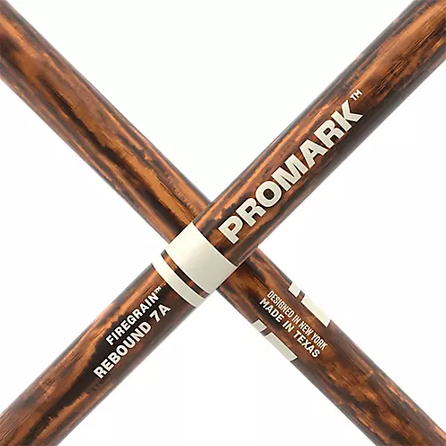 Promark Rebound FireGrain Acorn Tip Drum Sticks 7A - musicians--Friend