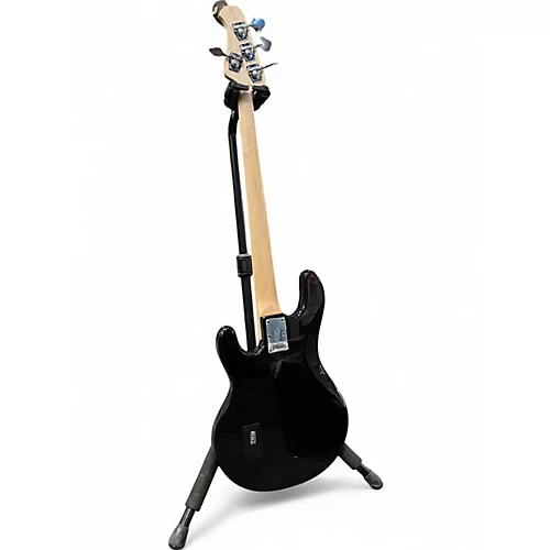 Used Sterling by Music Man Sub 4 Black Electric Bass Guitar Black - musicians--Friend