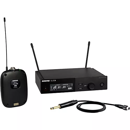 Shure SLXD14 Combo System With SLXD1 Bodypack and SLXD4 Receiver Band J52 - musicians--Friend