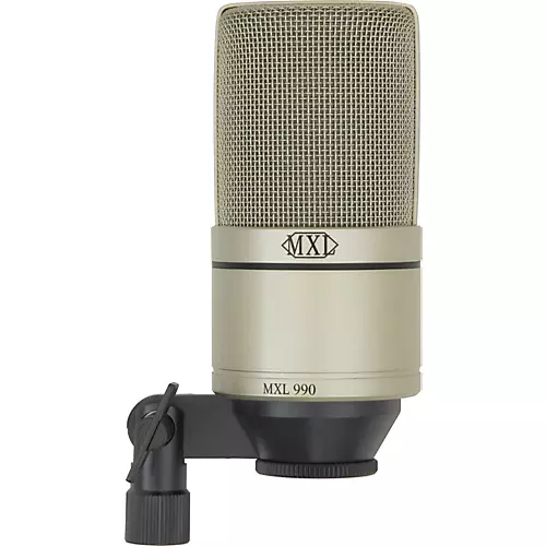 MXL 990 Large-Diaphragm Condenser Microphone With Shockmount - musicians--Friend