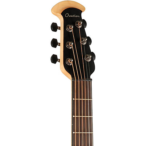 Ovation 2078TX-5-G Pro Series Elite TX Deep Contour Acoustic-Electric Guitar Textured Black - musicians--Friend