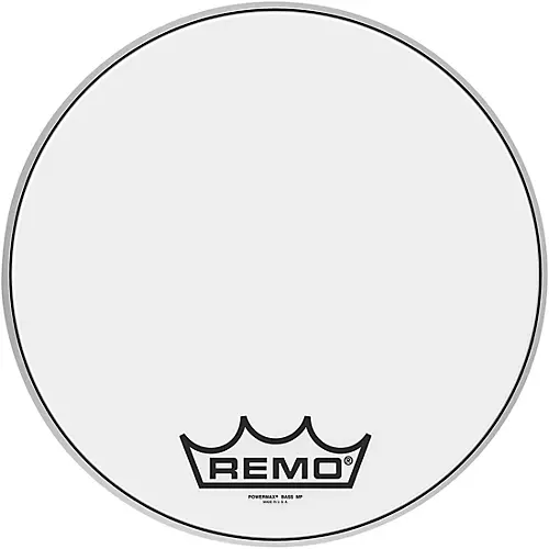 Remo Powermax Ultra White Crimplock Bass Drum Head 26 in. - musicians--Friend