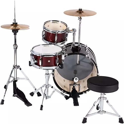 Sound Percussion Labs Lil' Kicker 3-Piece Junior Drum Set Black - musicians--Friend