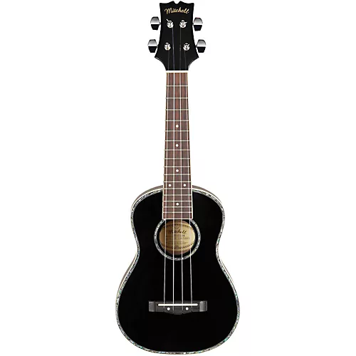 Mitchell MU75BK Concert Ukulele Black - musicians--Friend