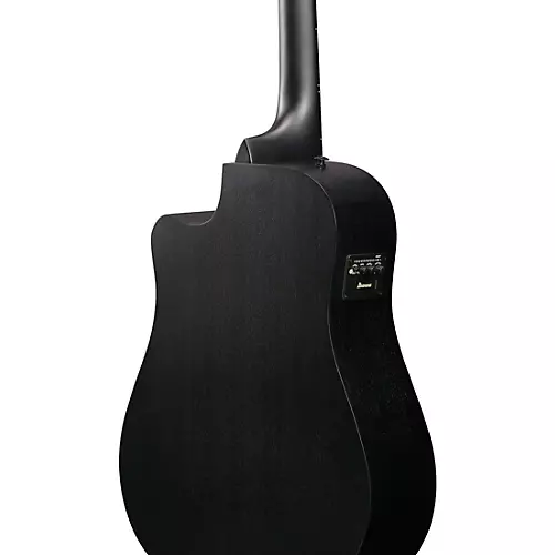 Ibanez ALT31 Altstar Dreadnought Acoustic-Electric Guitar Weathered Black - musicians--Friend