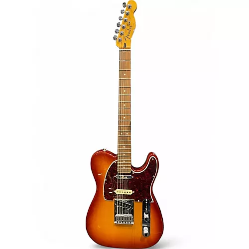 Used Fender Player Plus Nashville Telecaster Cherry Sunburst Solid Body Electric Guitar Cherry Sunburst - musicians--Friend