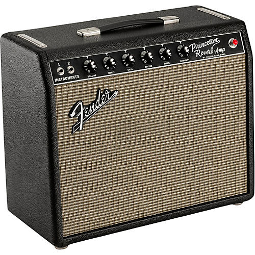 Fender '64 Custom Princeton Reverb 12W 1x10 Tube Guitar Combo Amp Black - musicians--Friend