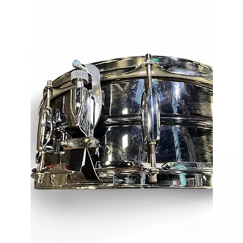 Used TAMA 14X5.5 Imperialstar Snare BLACK NICKEL Drum BLACK NICKEL 211 - musicians--Friend