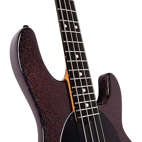 Ernie Ball Music Man DarkRay 4-String Electric Bass Guitar Gold Bar - musicians--Friend