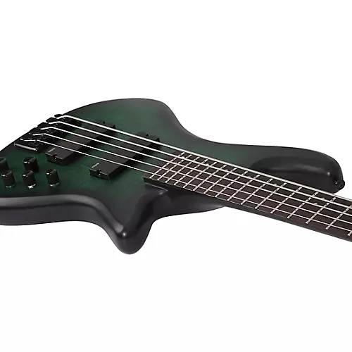 Schecter Guitar Research Stiletto Studio-5 5-String Electric Bass Guitar Ocean Blue Burst - musicians--Friend