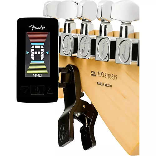 Fender Original Tuner Clip-On Instrument Tuner Daphne Blue - musicians--Friend