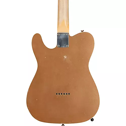 Fender Custom Shop 1963 Telecaster Custom Journeyman Relic Electric Guitar Masterbuilt by Paul Waller Aged Firemist Gold - musicians--Friend