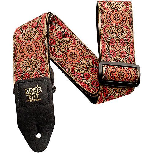 Ernie Ball Jacquard Polypro Guitar Strap Vanilla Rose - musicians--Friend