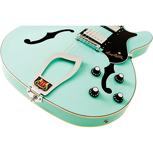 Hagstrom Viking Limited-Edition Semi-Hollow Electric Guitar Desert Haze - musicians--Friend